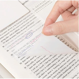 กระดาษ PET ใสสีสันสดใสหมายเหตุ 50 แผ่นกระดาษโน้ตกันน้ำ DIY Planner Stationery