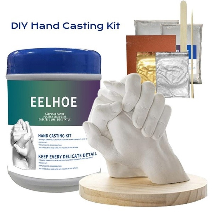 ชุดหล่อมือ DIY สําหรับคู่รัก Kids & Family DIY Craft Kits สําหรับเขาหรือเธอ