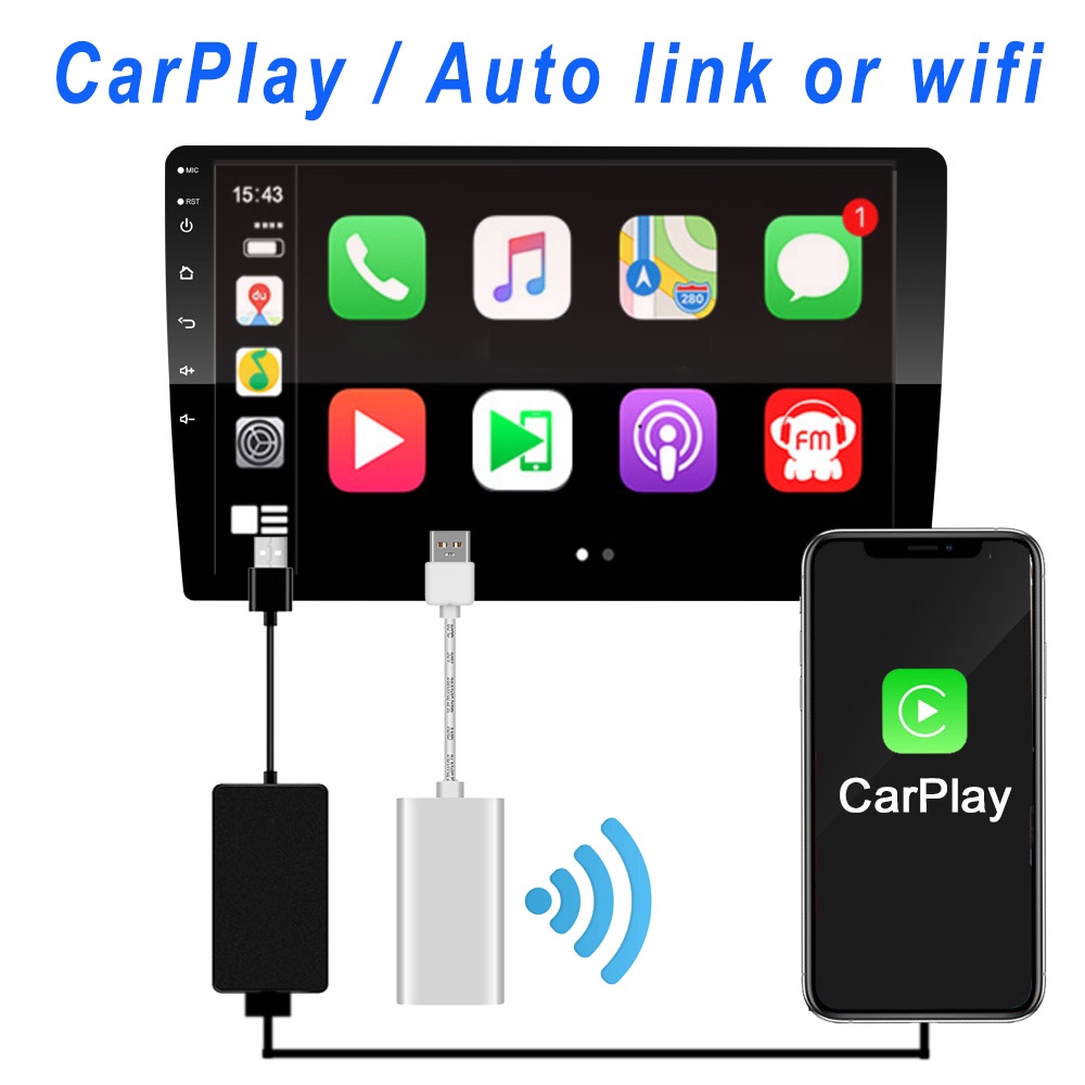USB CarPlay DongleAndroid Auto With Touch Screen Control For Android 