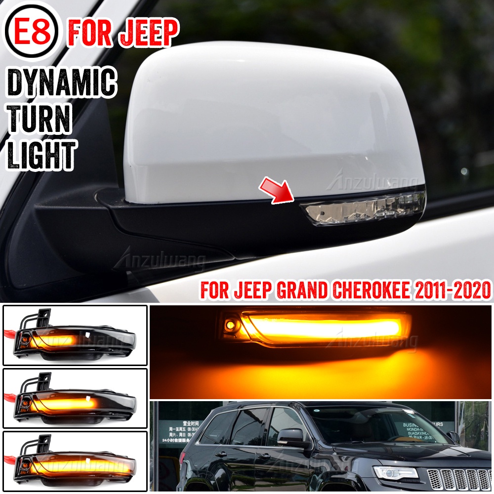 2pcs Compatible with Je-ep Grand Che-rokee WK2 2011-2020 LED Compatible