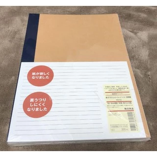 MUJI สมุดเส้นบรรทัด ขนาด B5 สมุดมูจิ สมุดแบบเส้นบรรทัด แพ็ค 5 เล่ม กระดาษเขียนลื่น มาตรฐานญี่ปุ่น