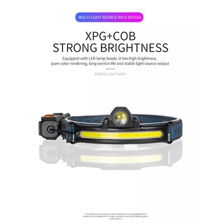 ไฟฉายคาดหัวส่องไกล/FLOODLIGHT COB HEADLAMP/รุ่นW679