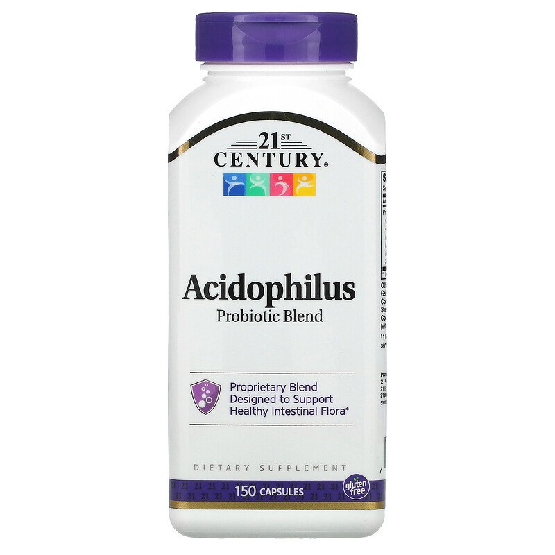 [ของแท้ 100%] 21st CENTURY ACIDOPHILUS PROBIOTIC BLEND