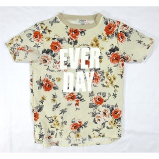 เสื้อยืด แขนสั้น ลายดอกไม้ Everday (มือ2)