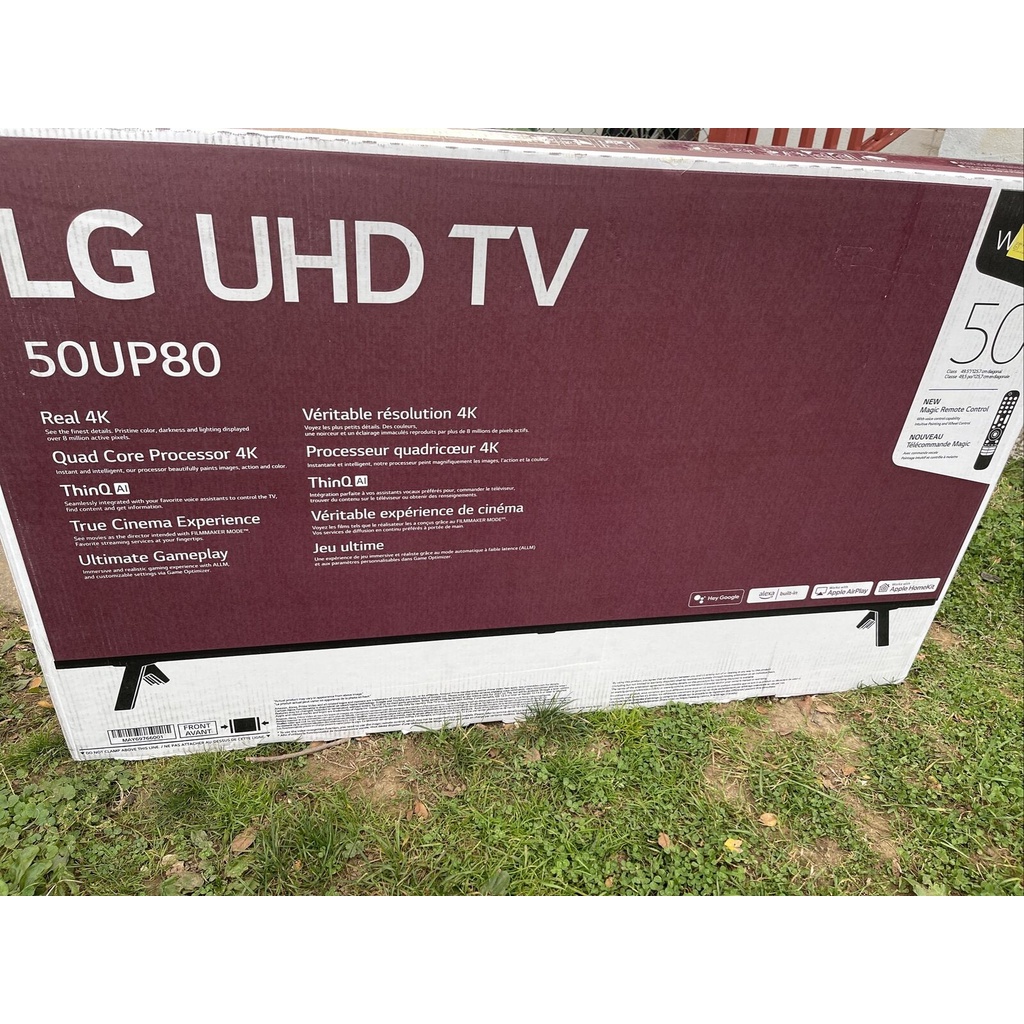 LG UP8000 50 HDR 4K Ultra HD Smart LED TV 2021 Model