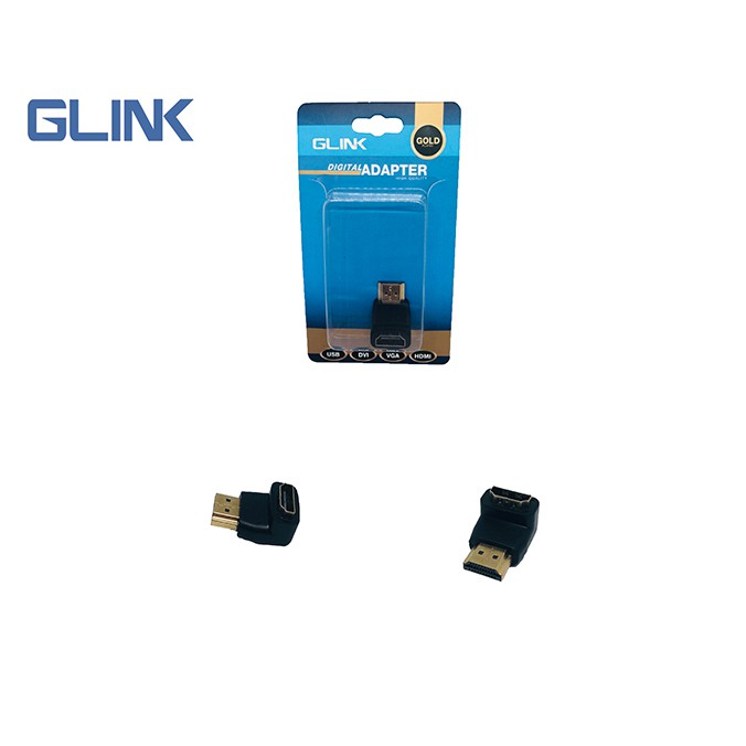SALE G-link HDMI(M) TO HDMI(F) Adaper 90องศา #คำค้นหาเพิ่มเติม คีย์บอร์ดเกมมิ่ง Keybord EGA RGB USB เข้าสายตัวเมีย DisplayPort