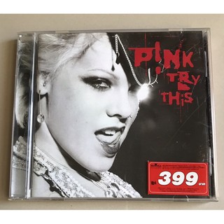 ซีดีเพลง ของแท้ ลิขสิทธิ์ มือ 2 สภาพดี...ราคา 250 บาท “Pink” อัลบั้ม “Try This”