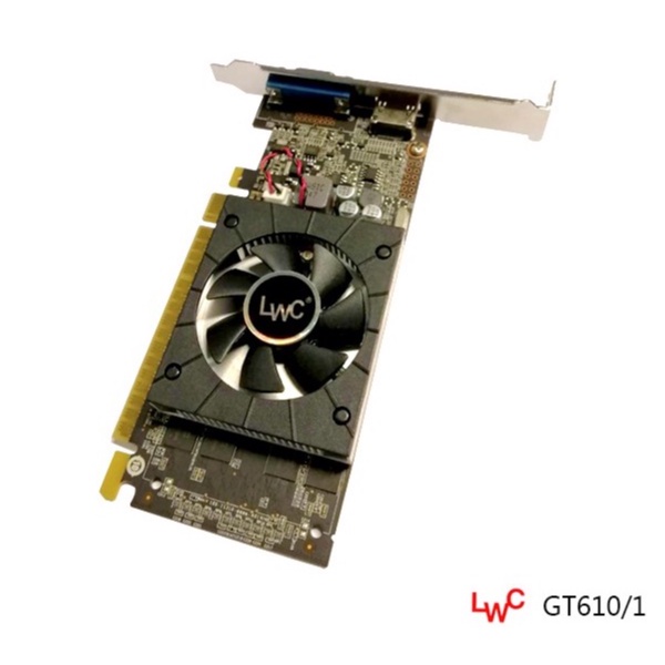 VGA GT610 1GB DDR3 การ์ดจอ​ LWC (Longwell)