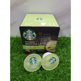 Exp : 11/2024 STARBUCKS Matcha Latte แคปซูลมัทชะแท้ ใช้กับเครื่องชงกาแฟของ Dolce gusto เท่านั้น