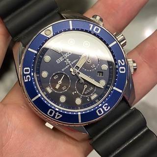 Seiko Sumo Diver Solar Chronograph