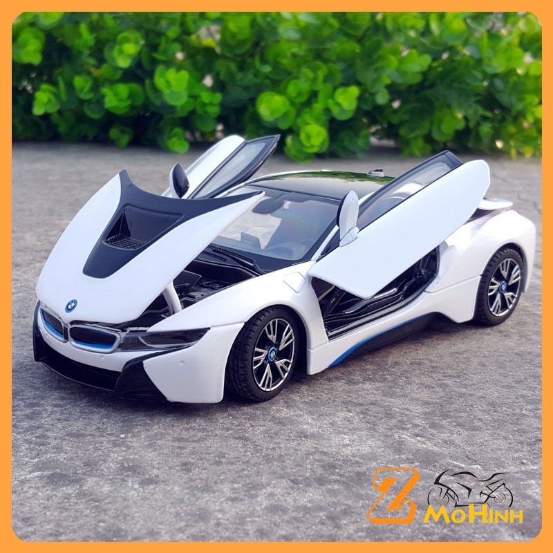 ซุปเปอร์คาร์สีขาว BMW I8 Supercar MODEL | เครื่องชั่งแบรนด์ราสตาร์ 1:24