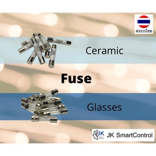 Ceramic/Glass FUSE : ลูกฟิวส์ เซรามิค/หลอดแก้ว 0.5A-10A ขนาด 5x25/5x20  (Ceramic/Glass Fuse 0.5A-10A Size 5x25/5x20)