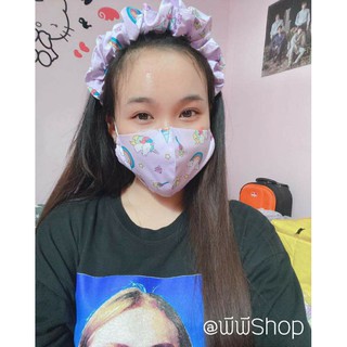 เซ็ตยู​นี​คอร์น​🦄 น่ารักสดใสสไตล์โคเรีย🇰🇷 ที่คาดผม+แมส😘ลายยูนีคอร์น🦄