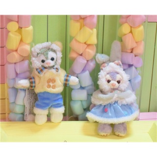 ตุ๊กตาสเตลล่าและดัฟฟี่ duffy and friend พวงกุญแจ ของแท้ป้ายห้อย พร้อมส่ง