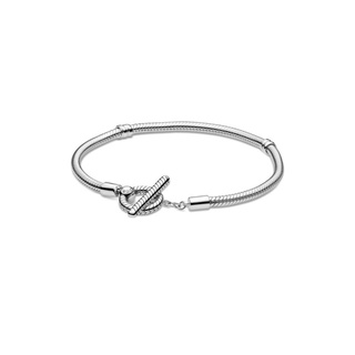 Pandora Moments T-Bar Snake Chain Bracelet