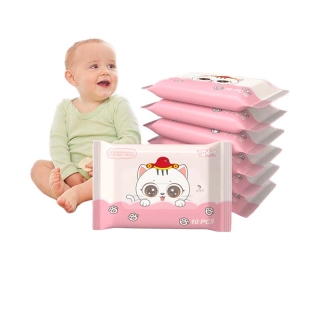 โปรโมชั่น : SABUY ทิชชู่เปียกเช็ดทำความสะอาด เหมาะกับการพกพา 10 ชิ้น 1 แพ็ค