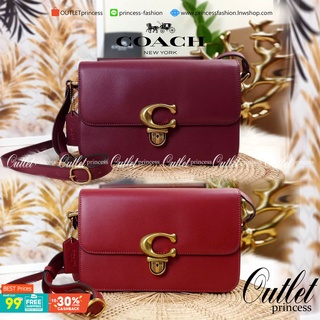 COACH STUDIO GLOVETANNED LEATHER SHOULDER BAG (C6641) กระเป๋าถือ กระเป๋าสะพาย ดีไซน์เนี้ยบ! เฉียบมาก!// วัสดุหนังแท้