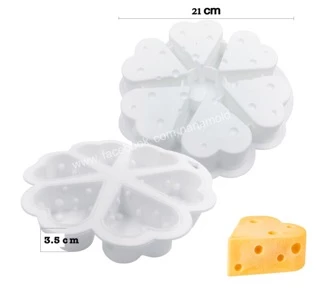 🐹🧀พร้อมส่ง🧀พิมพ์ชีส พิมพ์วุ้น แม่พิมพ์ซิลิโคน แม่พิมพ์ชีสเด้ก 8 ช่อง