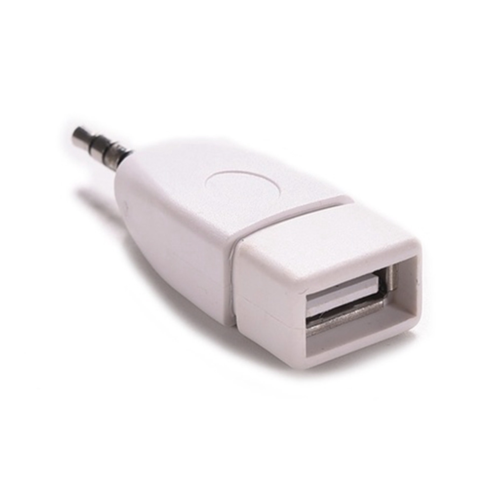 อะแดปเตอร์แปลงเสียงสเตอริโอ Male to USB 2.0 Female AUX Plug 3.5 มม. #6