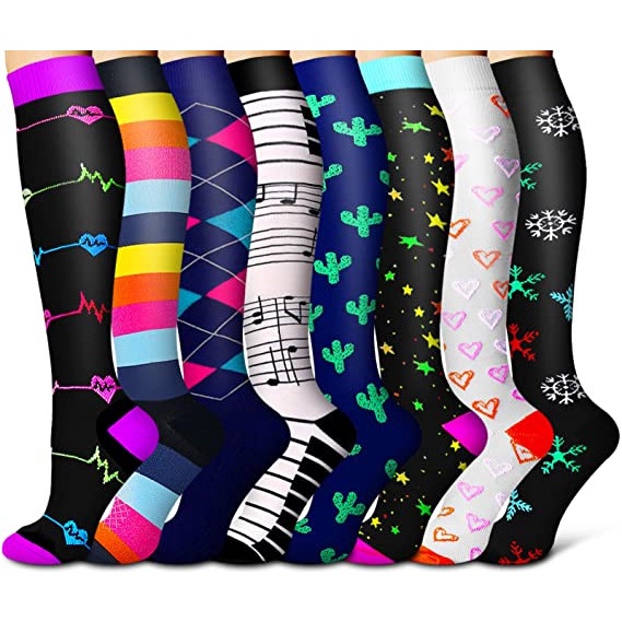 Compression Socks Funny Animal & Alien Socks Running Men Women Compression  Socks for Medical,Edema,Diabetes, Varicose Veins - AliExpress