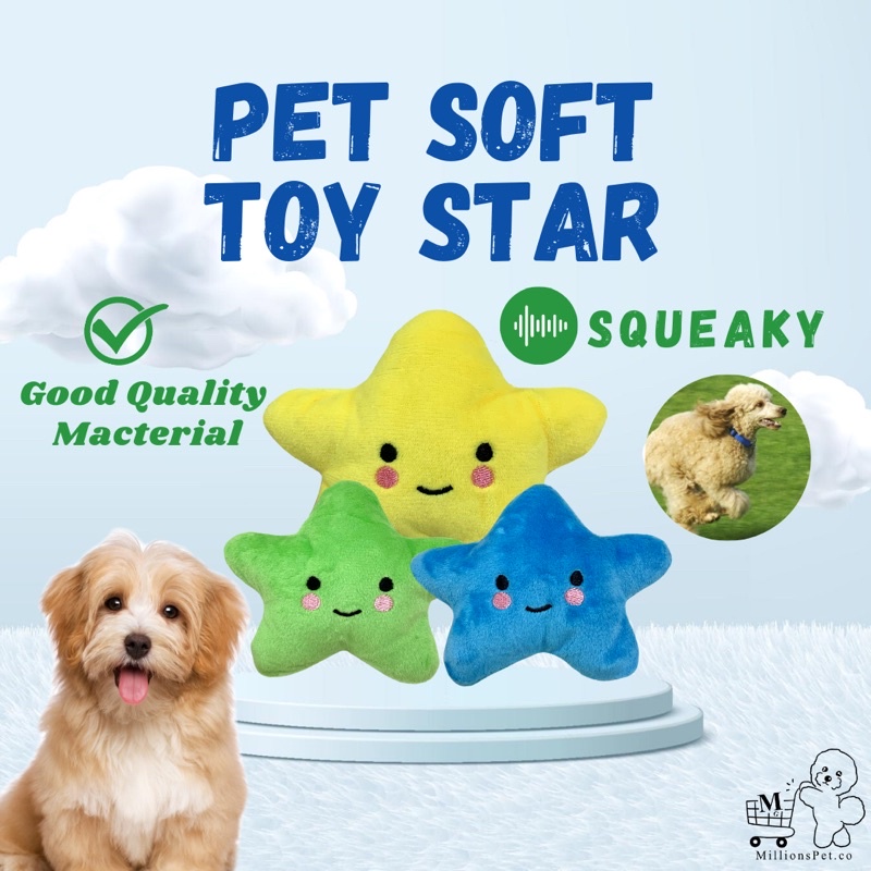 Millionspet.coPet Toys Dog & Cat Soft Toys Toys Toys Squeaky Toys,Plush Dog Toy Pack,Stuffed Puppy Chew Toys 猫玩具 宠物玩具