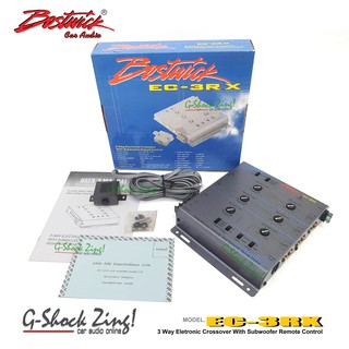 BOSTWICK เครื่องเสียงรถ ตัวปรับเสียง/ครอสโอเวอร์/ Electronic Crossover 3ทาง/3Way Bostwick รุ่น EC-3RX