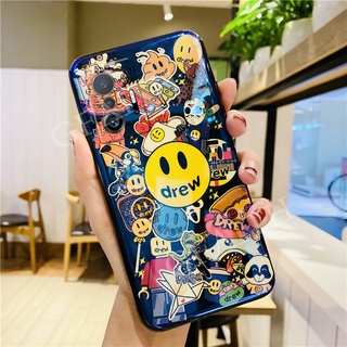 Ready Stock เคส Xiaomi Mi 11T Pro / 10T Pro / 11 Lite NE Ultra / POCO X3 GT NFC M3 Pro F3 5G 2021 New Casing Fashion Cartoon Smiley Blue Light Silicone Soft Phone Case Blu-ray Back Cover เคสโทรศัพท์ Xiaomi11T Mi11T Mi11TPro POCOX3 X3GT