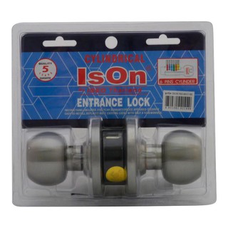 ลูกบิดทั่วไป ISON 6013-6P หัวกลม SS ISON 6013-6P SS ENTRANCE KNOB