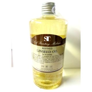 ST REFINED LINSEED OIL น้ำมันลินซีด 500 ml.