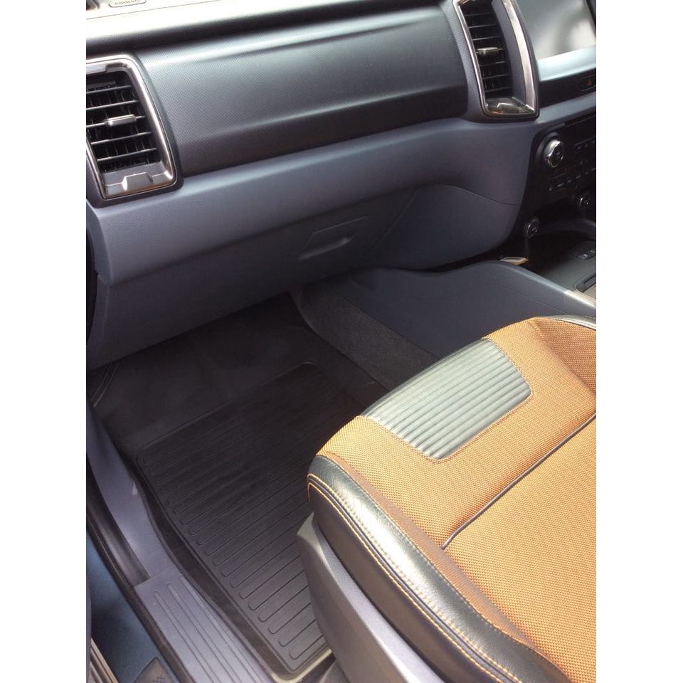 [พร้อมส่ง] ถาดยางรองพื้นรถยนต์เข้ารูป Ford New Ranger 4ประตู  [2012-ปัจจุบัน) - รูปที่ 2
