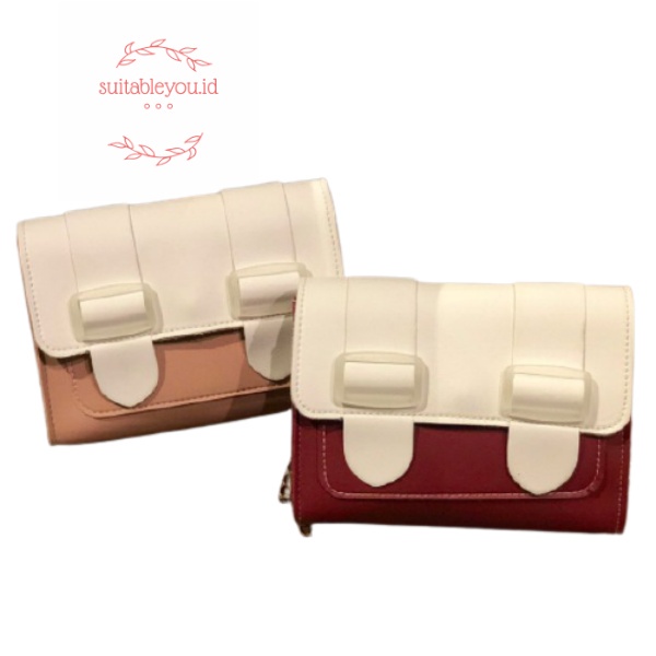 Sa99 Women& 39;s Sling Bag Simple Female Sling Bag นําเข้า