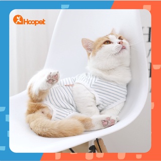 [🚚 พร้อมส่ง] ชุดกันเลีย ป้องกันเลียแผลหลังผ่าตัด HOOPET Sterilization Clothes ชุดกันเลียสัตว์เลี้ยง