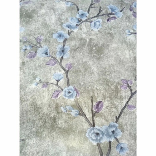 สติ๊กเกอร์ WALLPAPER / WALLPAPER พร้อม SAKURA FLOWER MOTIF GREY BASE 45 CM x 9 - 10 M