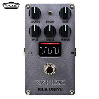 Vox® Silk Drive เอฟเฟคกีตาร์ เสียงแตก Overdrive พร้อมเทคโนโลยี Nutube มีสวิทช์เลือกได้ถึง 3 โหมด + แถมฟรีถ่าน