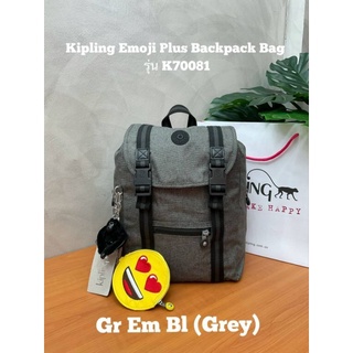 🎊💖🌇🚜@1,040.-📍(ลดพิเศษ 7 %) 💯 🛒🛒Big Discount 2022🛒🛒Kipling Emoji Plus Backpack Bag รุ่น K70081