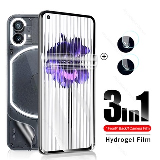 3in1 Front Back Soft Hydrogel Film For Nothing phone (1) 5G A063 6.55" Screen Protector