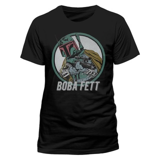 [S-5XL] เสื้อยืด พิมพ์ลาย Boba Fett Circle สไตล์คลาสสิก ไม่ซ้ําใคร สําหรับผู้ชาย 375692