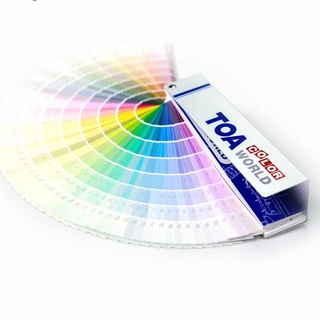 ทีโอเอ พัดสี TOA color world