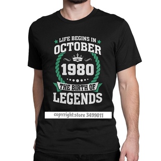 ถูกสุดๆใหม่ เสื้อยืดแฟชั่น ลาย The Birth Of Legend 1980 40 ปี 40Th สําหรับผู้ชายรหัสเต็ม