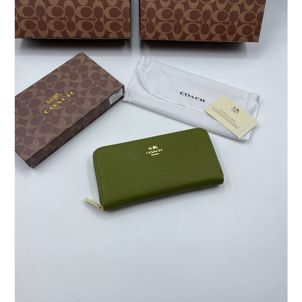 กระเป๋าสตางค์ใบยาวโค้ช สินค้าพร้อมส่ง พร้อมกล่อง ถุงผ้า งานเกรดพี่เมียม ขนาด7.5นิ้ว