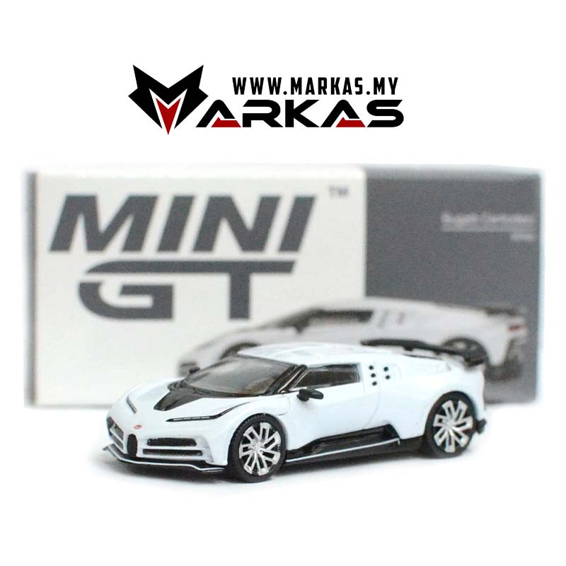 MINI GT 1/64 #337 BUGATTI CENTODIECI WHITE