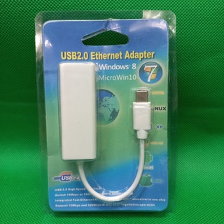 สายแปลง Usb Type-C To Ethernet Lan RJ45 Network Adapter