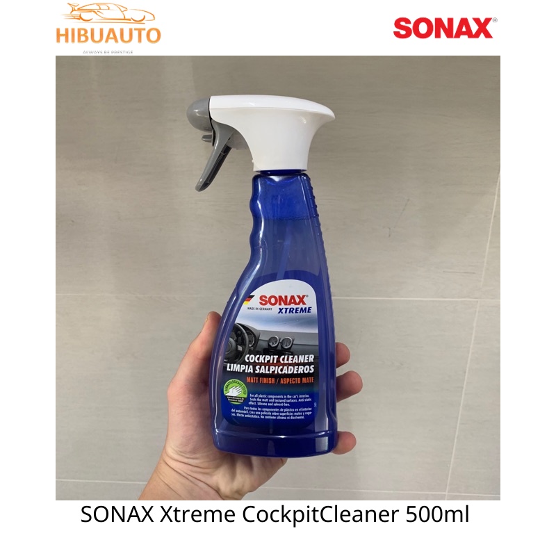น้ํายาทําความสะอาดและบํารุงรักษาพลาสติกภายในรถยนต์ SONAX Xtreme Cockpit Cleaner 500ml