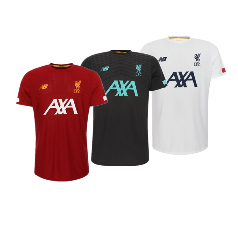 liverpool axa training top black