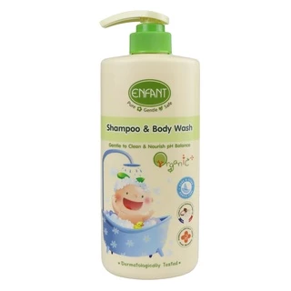 Enfant (อองฟองต์) เซตสุดคุ้ม แชมพูและครีมอาบน้ำORGANIC SHAMPOO & BODYWASH (ชนิดขวด)+รีฟิล(ชนิดถุง) ใช้ได้ตั้งแต่แรกเกิด