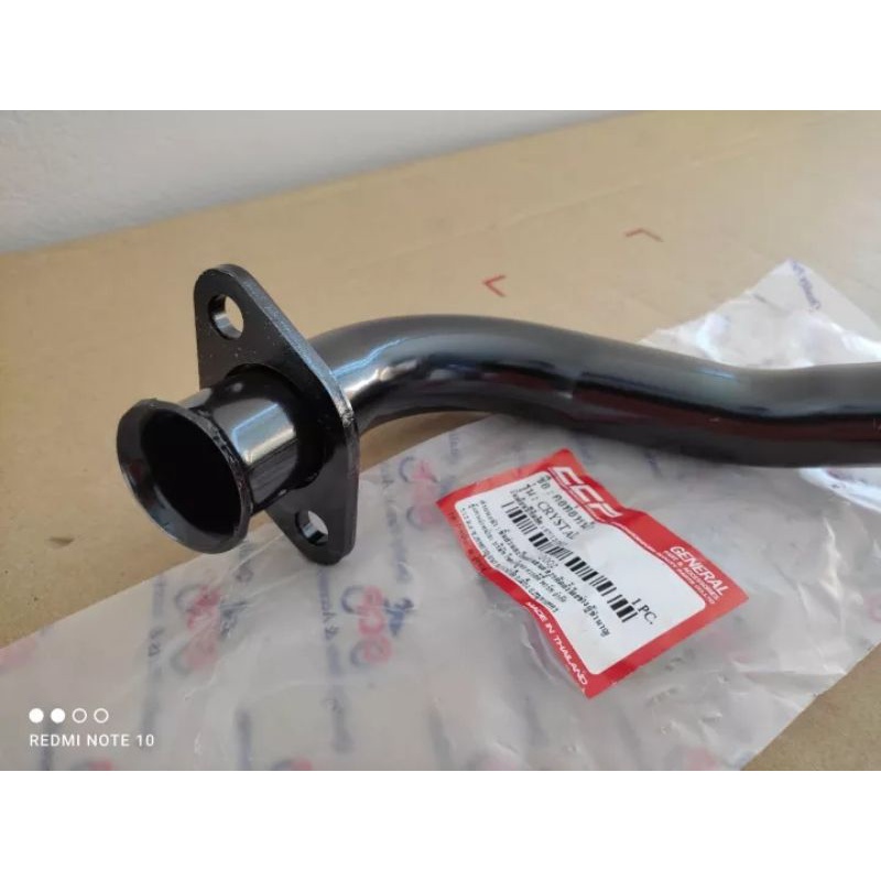 คอท่อหน้า suzuki crystal-new RC110KT, สวิง, royal ใช้ร่วมกันได้ คอท่อหน้าได้มาตรฐานอย่างหนา CCP
