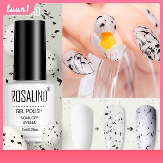 ROSALIND สีเจลเปลือกไข่ นกกระทา สไตล์ญี่ปุ่น eggshell gel ขวดเดียวทาทับได้ทุกสี ขวดใหญ่7Ml/10Ml  ราคาโปร Eggshell Gel COD