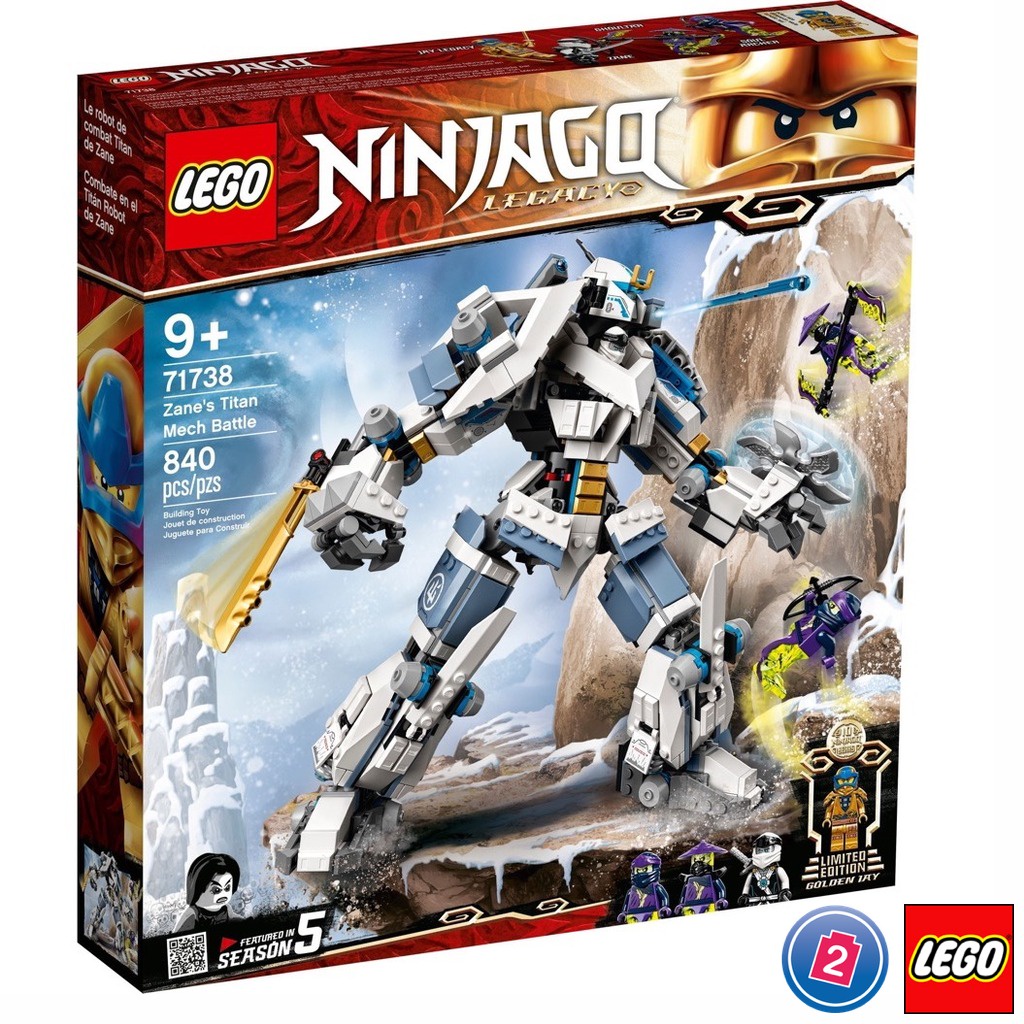 เลโก้ LEGO Ninjago 71738 Zane's Titan Mech Battle