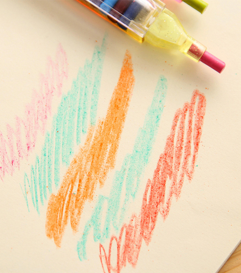 สีเทียนวางซ้อนกันได้20 ใน 1เด็กปากกาแวววาวดินสอสีระบายสีจิตรกรรมพรรคโปรดปรานอุปกรณ์ศิลปะ - รูปที่ 6