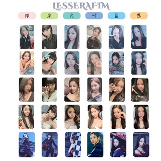 โปสการ์ด LE SSERAFIM FEARLESS fan SAKURA CHAEWON EUNCHAE จํานวน 5 ชิ้น ต่อชุด